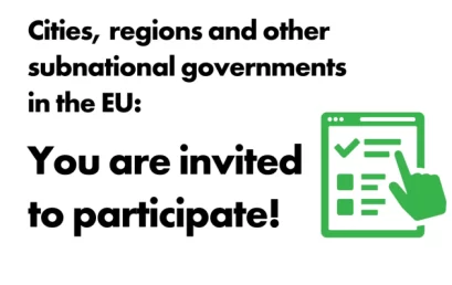OECD, SDSN and the European Committee of the Regions have launched a survey
