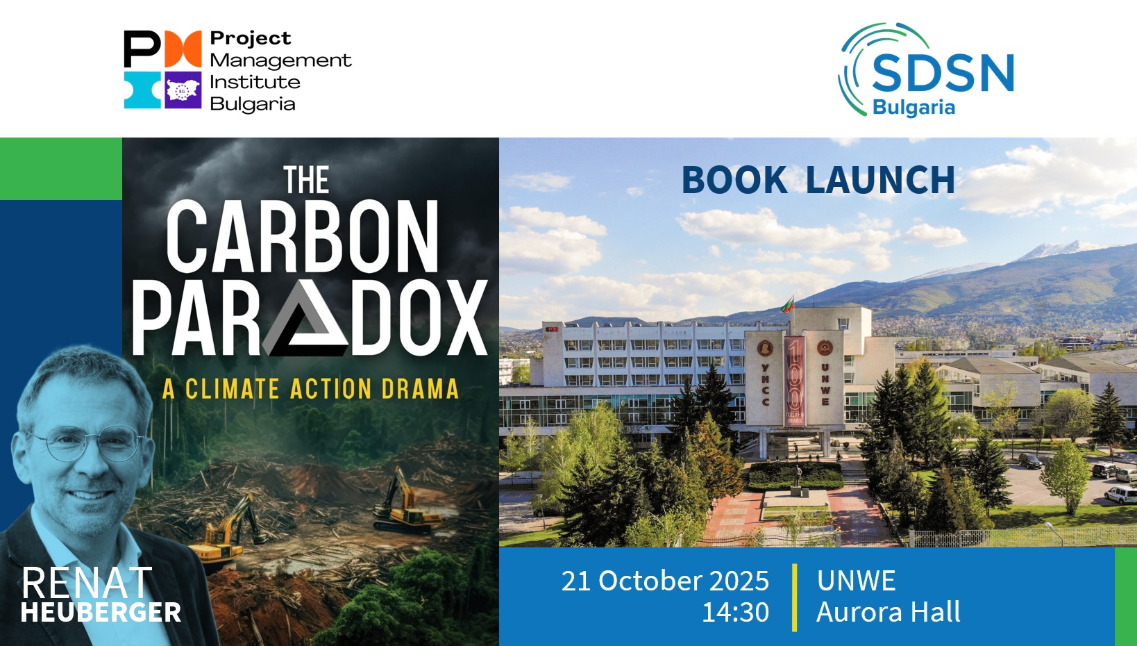 Book Launch: “The Carbon Paradox” with Renat Heuberger Book Launch: “The Carbon Paradox” with Renat Heuberger